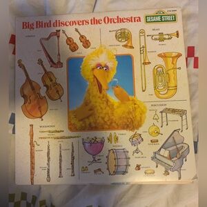 Original ‘Big Bird Discovers the Orchestra’ Vinyl Record Unplayed  NM!